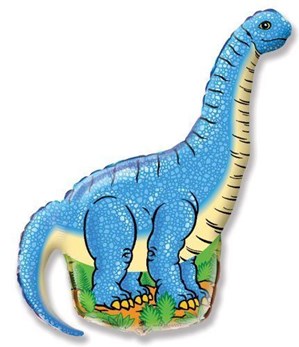 Diplodocus Dinosaur 43" Foil Balloon