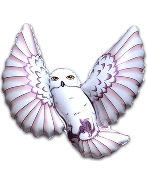 Jumbo Flying Snowy Owl 38" Foil Balloon (Loose)