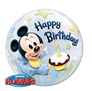 1st Birthday Baby Mickey Bubble Balloon 22"