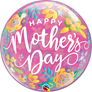 Mother's Day Colourful Floral 22" Bubble Balloon