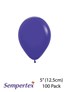 Sempertex Fashion Violet 5" Latex Balloons 100pk
