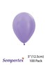 Sempertex Satin Lilac 5" Latex Balloons 100pk