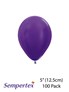 Sempertex Metallic Violet 5" Latex Balloons 100pk
