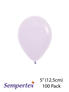 Sempertex Pastel Matte Lilac 5" Latex Balloons 100pk