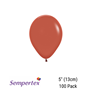 Sempertex Terracotta 5" Latex Balloons 100pk