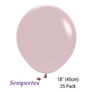 Sempertex Pastel Dusk Rose 18" Latex Balloons 25pk