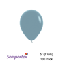 Sempertex Pastel Dusk Blue 5" Latex Balloons 100pk