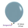 Sempertex Pastel Dusk Blue 18" Latex Balloons 25pk