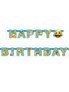 Emoji Party Happy Birthday Banner