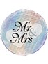 Mr & Mrs Holographic 18" Foil Balloon