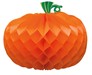 Halloween Pumpkin Honeycomb Decoration