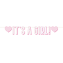 Pink It's A Girl 5ft Letter Banner