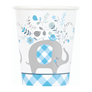 Blue Baby Elephant 9oz Paper Cups 8pk