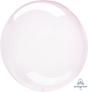 Anagram Crystal Clearz 18 - 22" Light Pink Balloon (Pkgd)