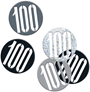 Black Glitz 100th Birthday Foil Confetti 14g