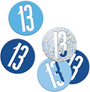 Blue Glitz 13th Birthday Foil Confetti 14g