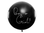 Girl Gender Reveal 1M Giant Latex Balloon - Pink Confetti