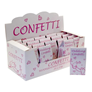 NEW Pink And White Biodegradable Confetti 10g x 20pk