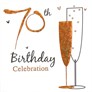 70th Birthday Party Invitations with Envelopes - 6pk