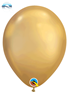 Qualatex 11" Chrome Gold Latex Balloons