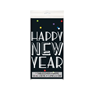 Happy New Year Neon Dots Reusable Plastic Tablecover
