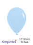 Sempertex Pastel Matte Blue 12" Latex Balloons 50pk